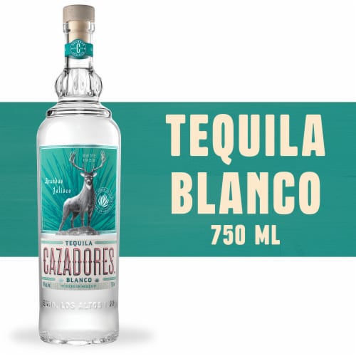 Cazadores Blanco Tequila Perspective: front