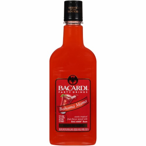 Bacardi Party Drinks Bahama Mama Perspective: front