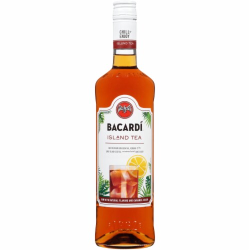 Bacardi Island Tea Premium Rum Cocktail Perspective: front