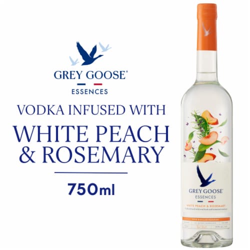 Grey Goose White Peach & Rosemary Vodka Perspective: front