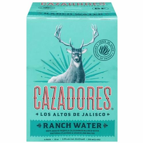 Cazadores Ranch Water Ready to Drink Cocktail Perspective: front