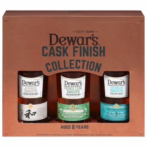 Dewar's Cask Finish Collection Blended Scotch Whiskey Perspective: front