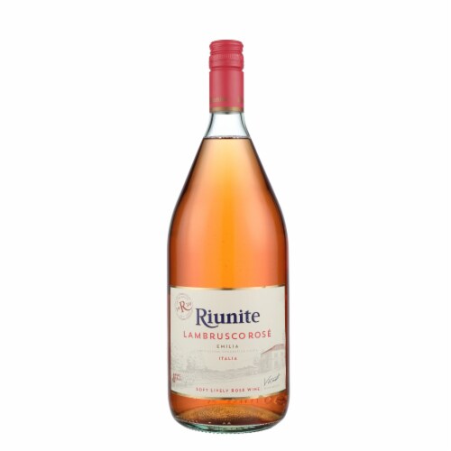 Riunite Lambrusco Italy Rose Wine Perspective: front