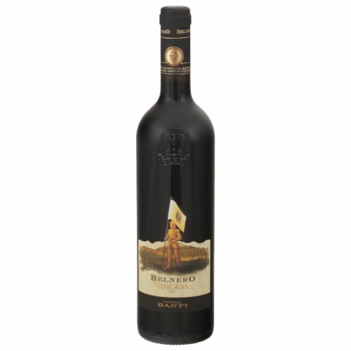 Banfi Belnero Toscana Red Wine Perspective: front