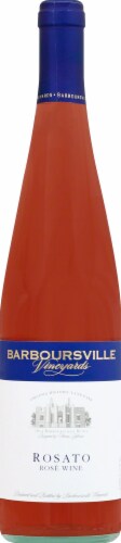 Barboursville Vineyards Rosato Rose Wine Perspective: front