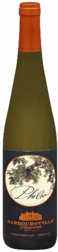 Barboursville Phileo Virginia White Wine Perspective: front