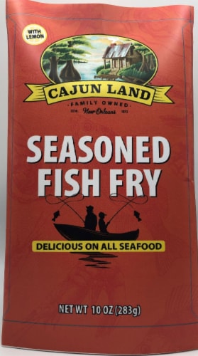 Cajun Land Seasoned Fish Fry Perspective: front
