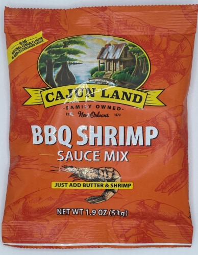 Cajun Land BBQ Shrimp Seasoning Perspective: front