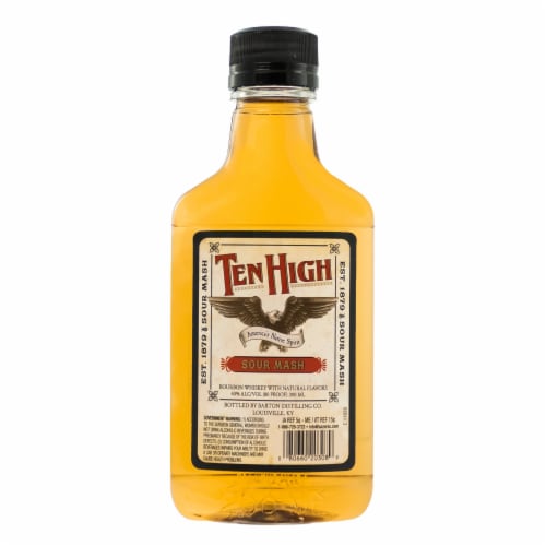 Ten High Blended Kentucky Bourbon Whiskey Perspective: front