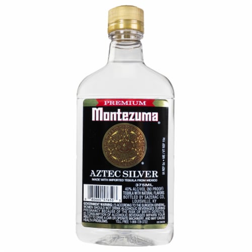 Montezuma® Aztec Silver Tequila Perspective: front