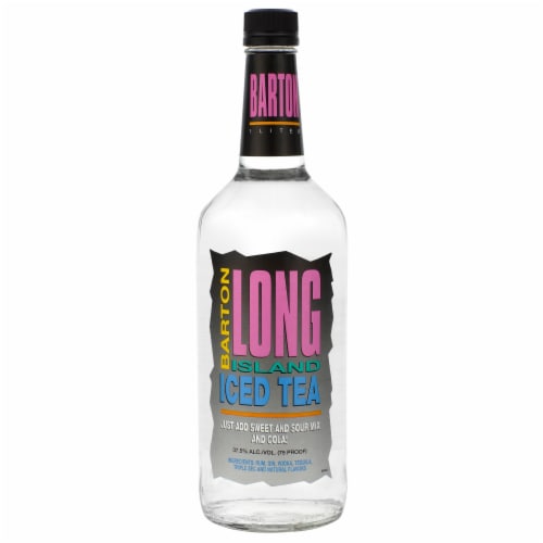 Barton Long Island Iced Tea Cocktail Mixers Single Bottle Perspective: front