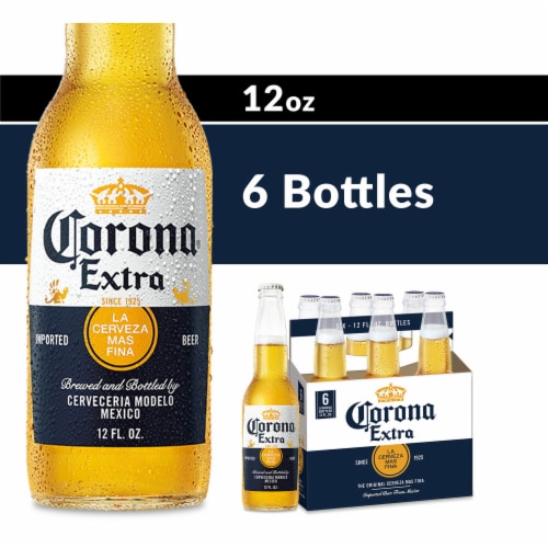 Corona Extra Mexican Lager Import Beer Perspective: front