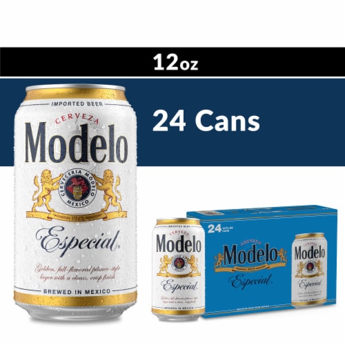 Modelo Especial Lager Mexican Beer, 24 cans / 12 fl oz - Fry's Food Stores