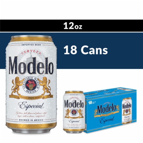 Modelo Especial Mexican Lager Import Beer Perspective: front