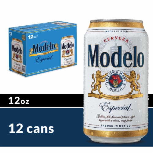 Modelo Especial Lager Mexican Beer Perspective: front