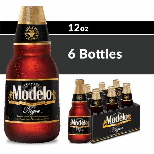 Modelo Negra Amber Lager Mexican Beer, 6 bottles / 12 fl oz - Ralphs