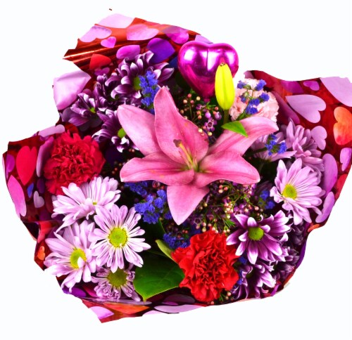Valentine Jewels Bouquet Perspective: front
