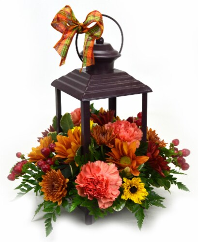 Holiday Fall Lantern Perspective: front
