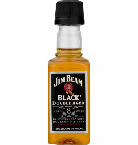 Jim Beam Black Double Aged Kentucky Straight Bourbon Whiskey Perspective: front