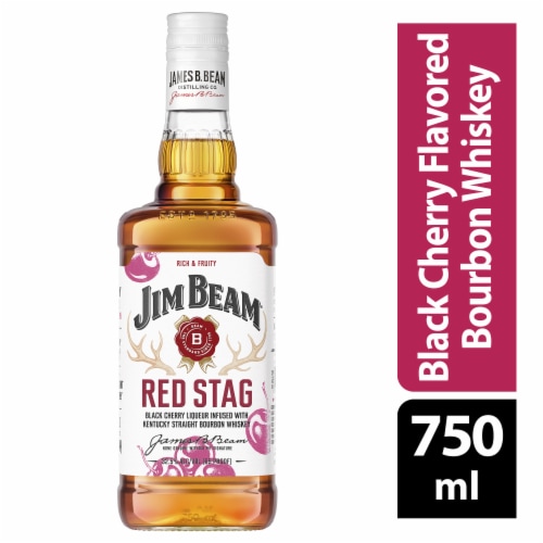 Jim Beam Red Stag Black Cherry Bourbon Whiskey, 750 ml - Metro Market