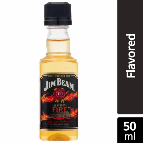 Jim Beam Kentucky Fire Bourbon Whiskey Perspective: front