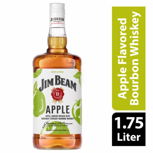 Jim Beam Apple Bourbon Whiskey Perspective: front