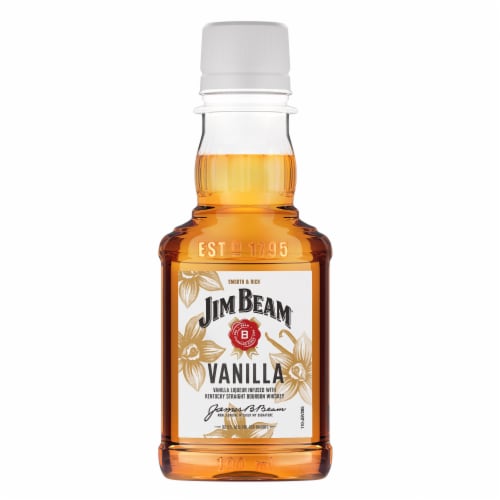 Jim Beam Vanilla Bourbon Whiskey Perspective: front
