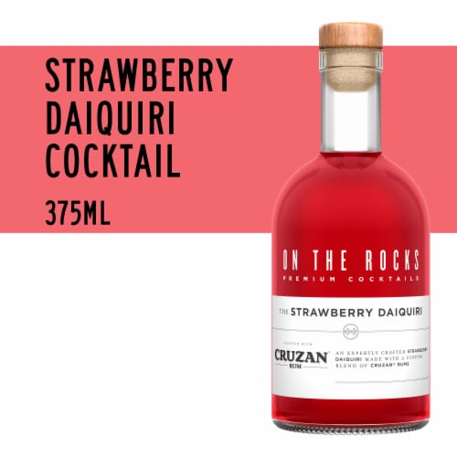 On the Rocks Cruzan Strawberry Daiquiri Perspective: front
