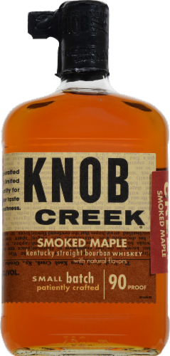 Knob Creek Small Batch Smoked Maple Kentucky Straight Bourbon Whiskey Perspective: front