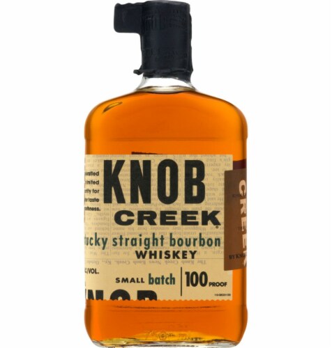 Knob Creek Small Batch Kentucky Straight Bourbon Whiskey Perspective: front