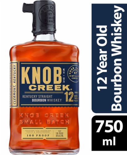 Knob Creek Twelve-Year Kentucky Straight Bourbon Whiskey Perspective: front