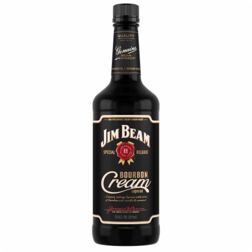 Jim Beam Limited Edition Bourbon Cream Whiskey Perspective: front