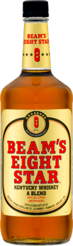 Beam's Eight Star Blended Kentucky Whiskey Perspective: front