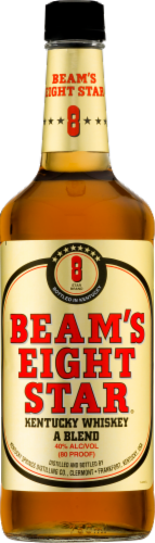 Beam's Eight Star Blended Kentucky Whiskey Perspective: front