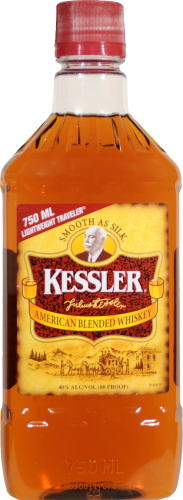 Kessler American Blended Whiskey Perspective: front