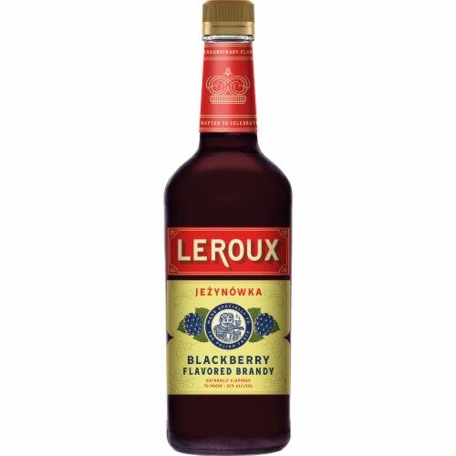 Leroux Polish Style Blackberry Grape Brandy Perspective: front