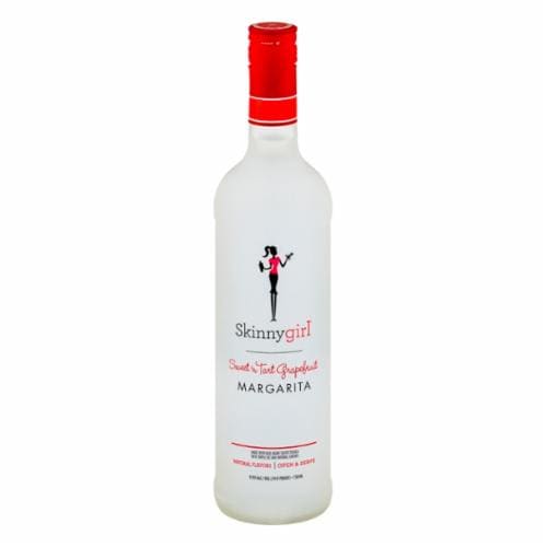 Skinnygirl White Grapefruit Margarita Ready to Drink Cocktail Single Bottle Perspective: front