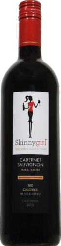 Skinnygirl Cabernet Sauvignon Low Calorie Wine Perspective: front