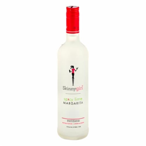 Skinnygirl Spicy Lime Margarita Ready to Drink Cocktail Single Bottle Perspective: front