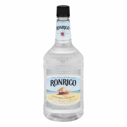Ronrico Rum Silver Label Caribbean White Rum Perspective: front