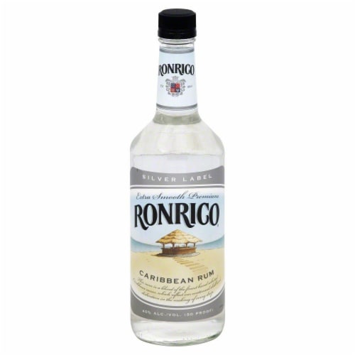 Ronrico Silver White Rum Perspective: front