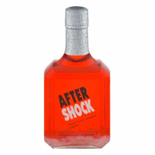 Aftershock Cinnamon Liqueur Perspective: front