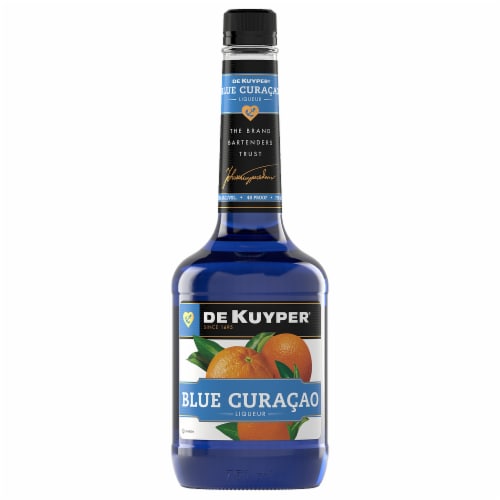 DeKuyper® Blue Curaco Liqueur Perspective: front