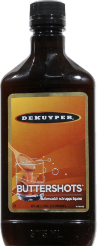 DeKuyper Buttershots Schnapps Liqueur Perspective: front
