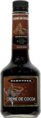 DeKuyper Crème De Cocoa Dark Liqueur Perspective: front