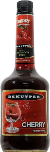 DeKuyper Cherry Flavored Brandy Perspective: front