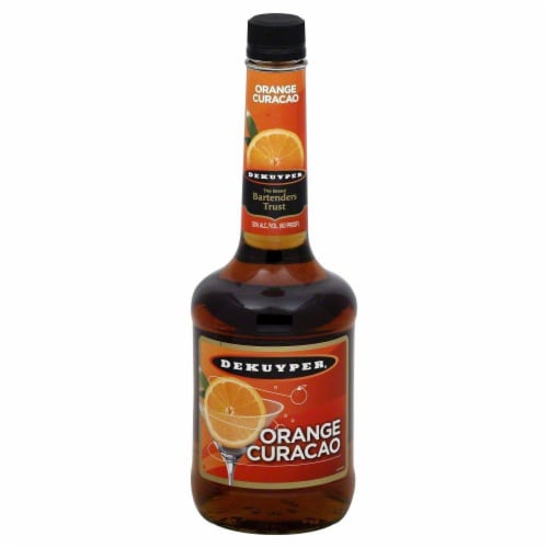 DeKuyper Orange Curacao Liqueur Perspective: front
