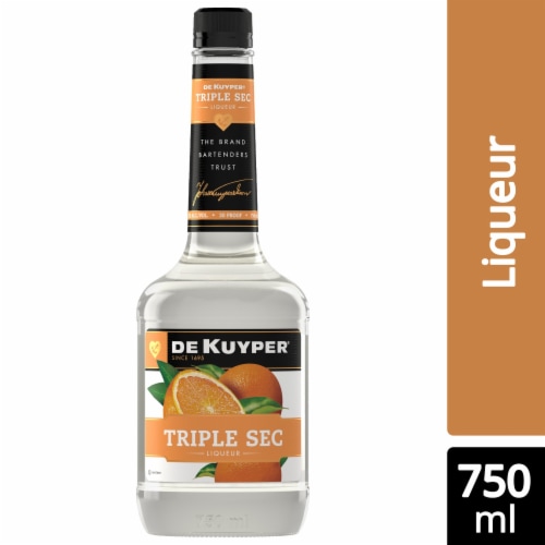 Dekuyper® Triple Sec Liqueur Perspective: front