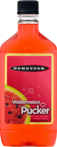 DeKuyper Watermelon Pucker Liqueur Perspective: front