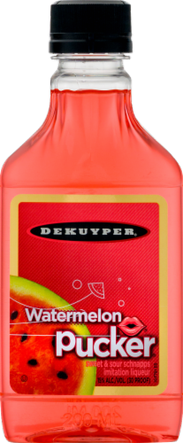 DeKuyper Watermelon Pucker Liqueur Perspective: front